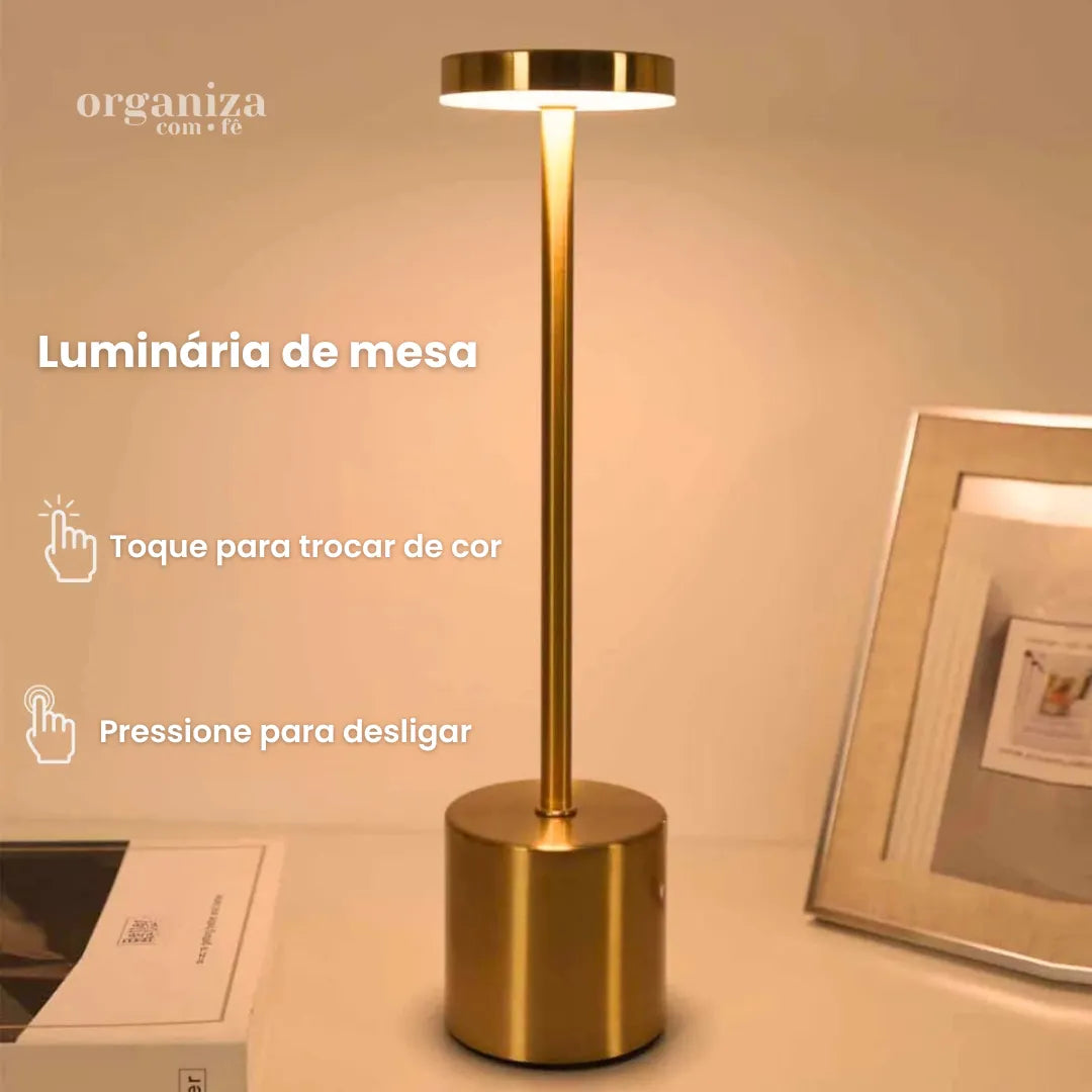 Luminária de Mesa LED com Design Minimalista - OCF