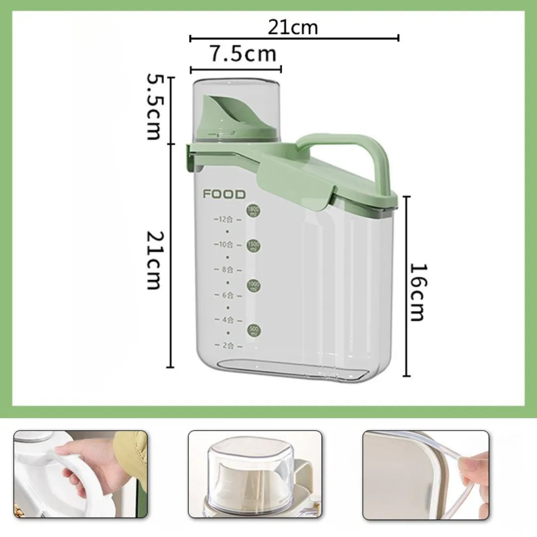 Kit de Potes Herméticos com Copo Dosador – OCF