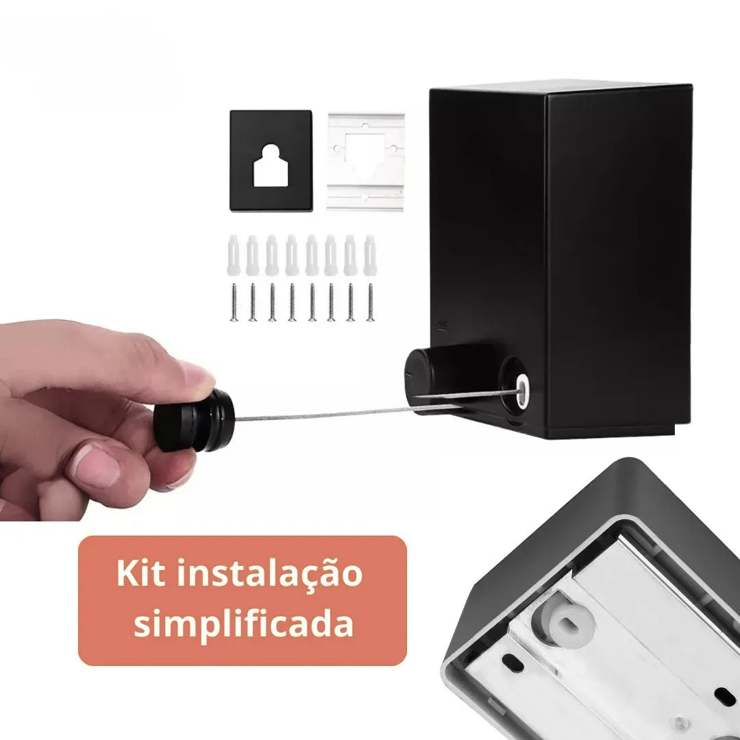 Varal Invisível Retrátil de Aço inox - OCF 🔥 QUEIMA DE ESTOQUE VERÃO