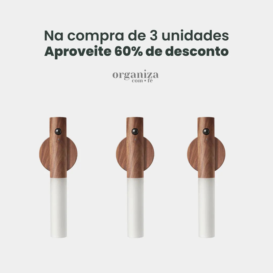 Luminária Magnética Inteligente com 60% OFF - OCF