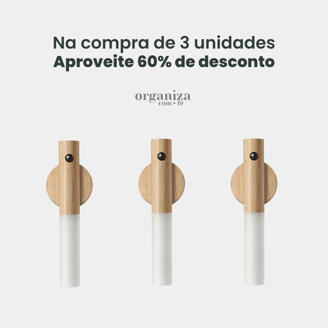 Luminária Magnética Inteligente com 60% OFF - OCF
