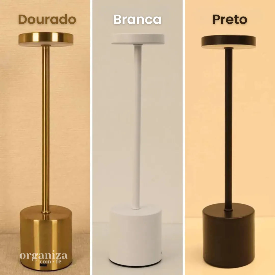 Luminária de Mesa LED com Design Minimalista - OCF