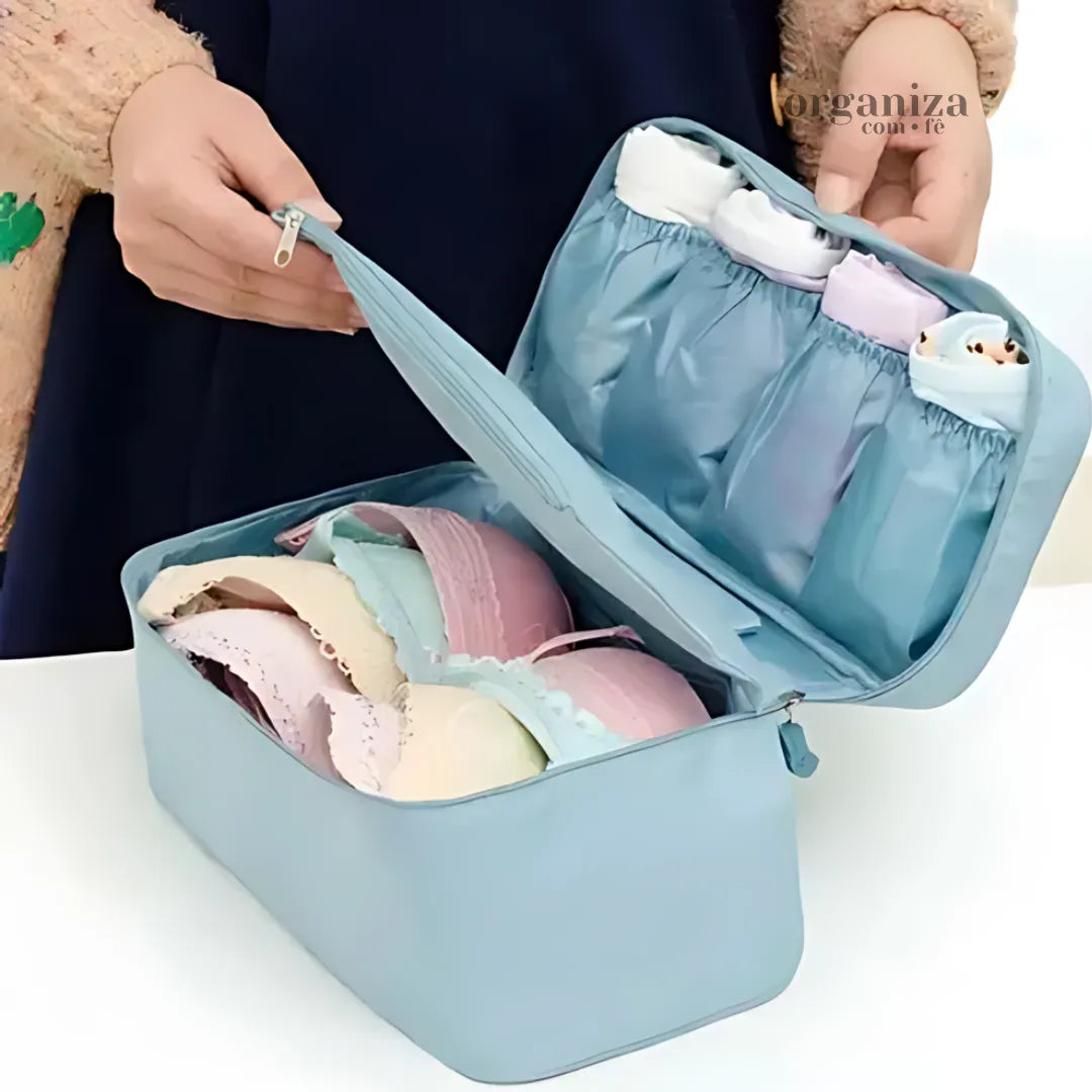 Bolsa Organizadora para Roupas Íntimas com Compartimento Secreto - OCF