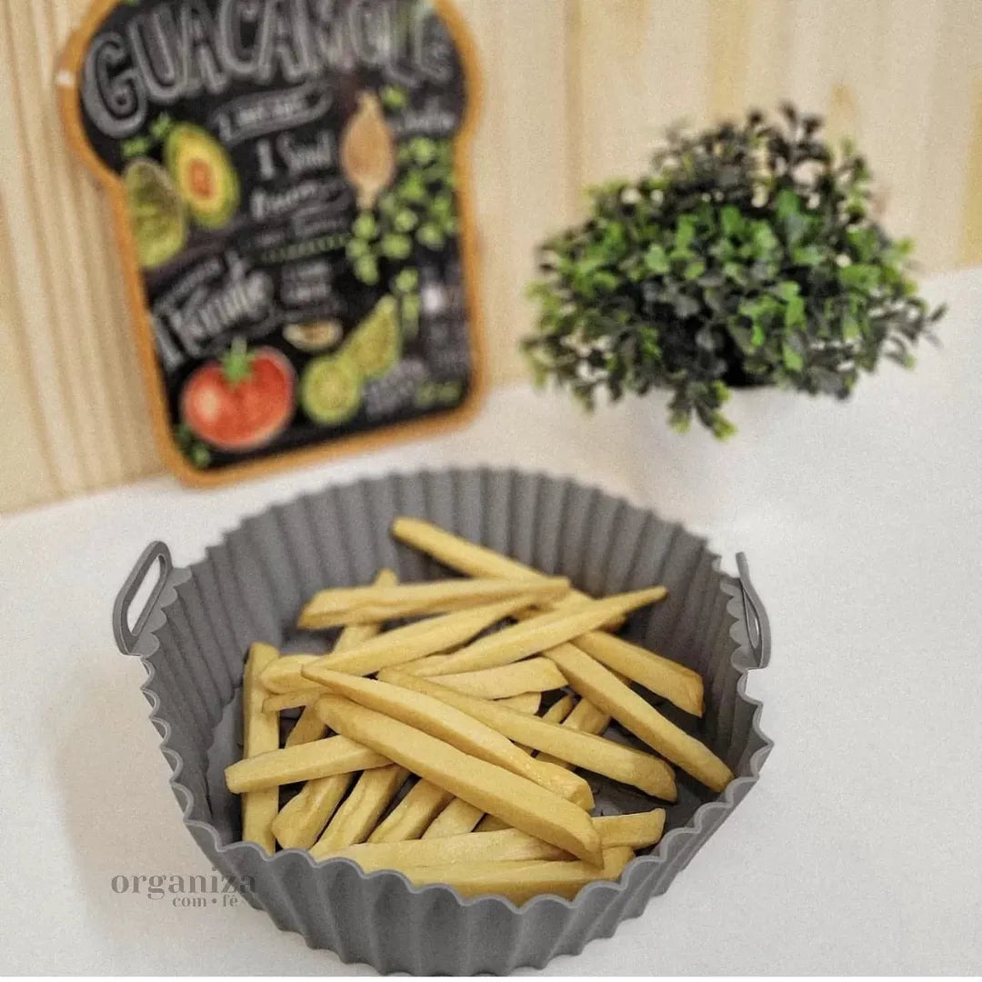 Forma de Silicone Premium com Alça para Air Fryer - OCF