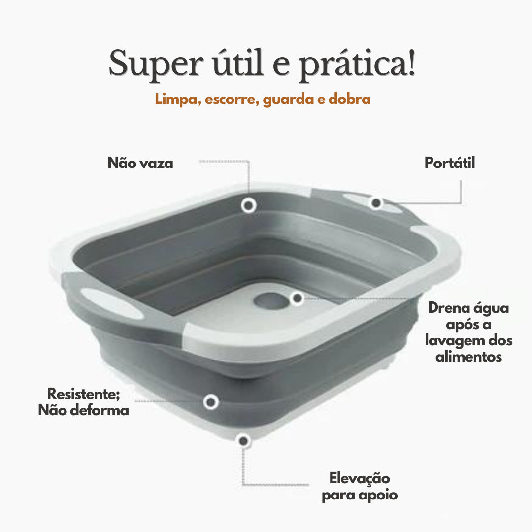 Tri CutFlex | Tábua De Corte Dobrável Multifuncional