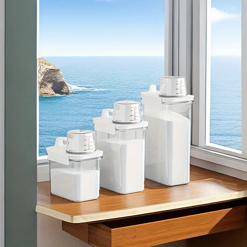 Kit de Potes Herméticos com Copo Dosador – OCF