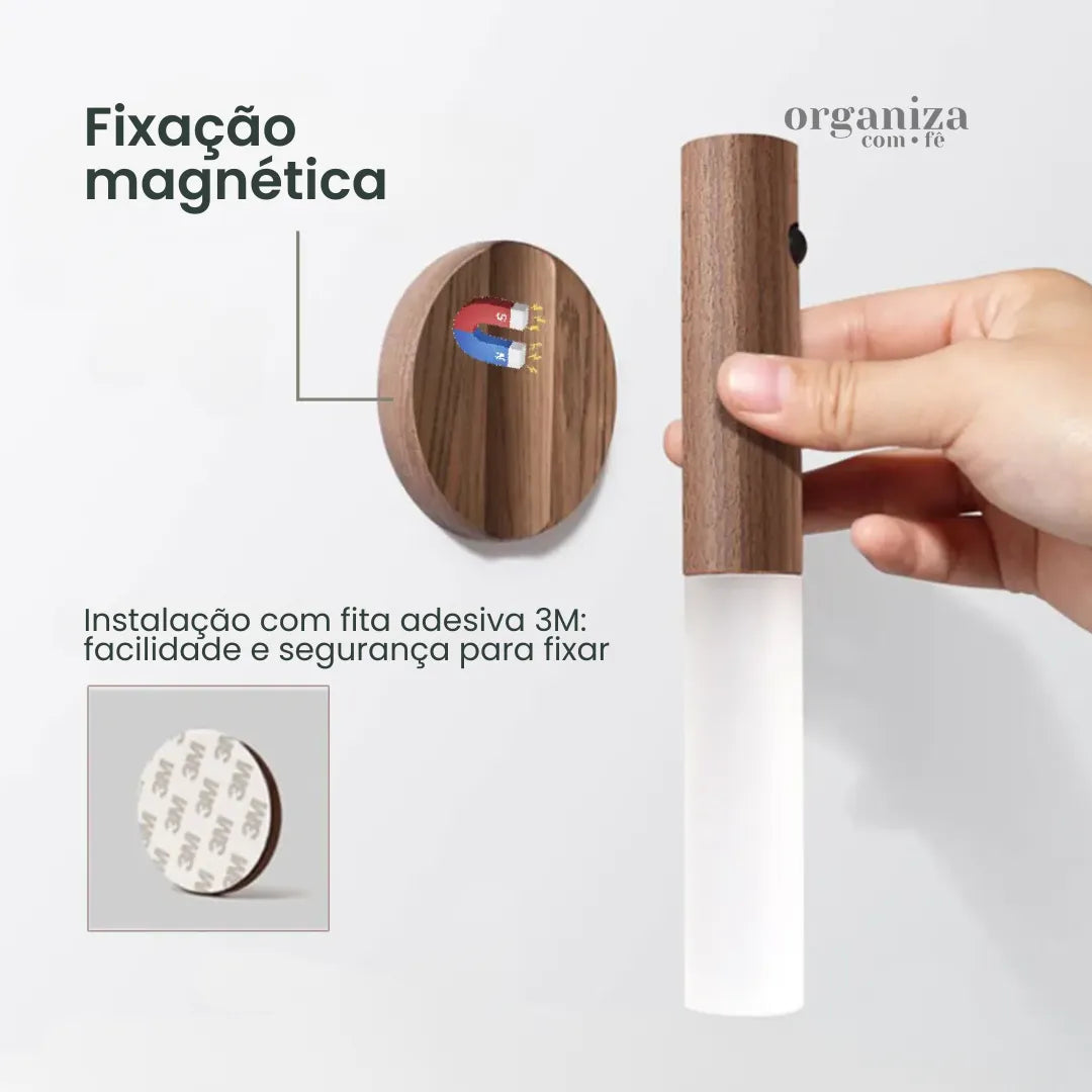 Luminária Magnética Inteligente com 60% OFF - OCF