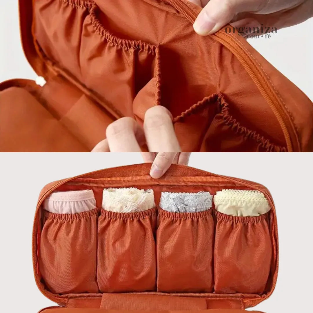 Bolsa Organizadora para Roupas Íntimas com Compartimento Secreto - OCF