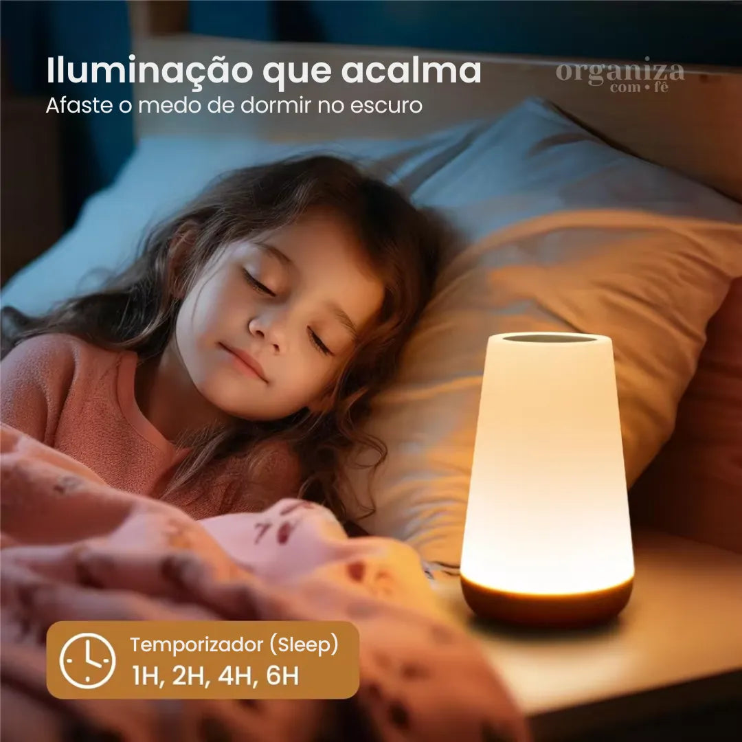 Luminária de Mesa LED Touch com Controle Remoto - OCF