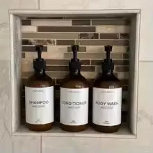 Coleção em Dispenser para Shampoo/Condicionador/Sabonete Líquido - OCF