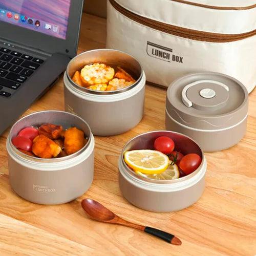 Kit de Potes Térmicos LunchBox® + BRINDE - ORGANIZA COM FÊ