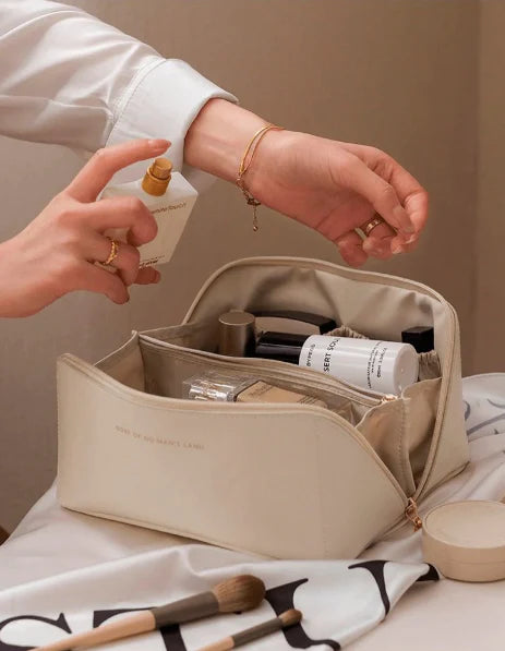 Necessaire Multicompartimentos Rose - ORGANIZA COM FÊ